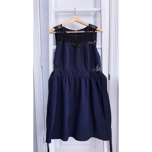 Monteau Women’s Navy Blue Mini Dress